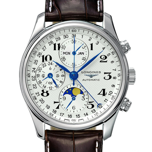 Longines Master 40MM Automatic Chronograph Moonphase Brown