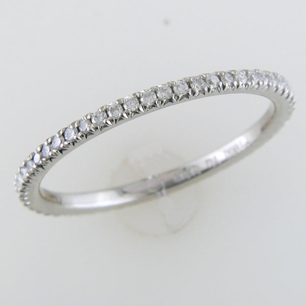 Narrow platinum wedding on sale band