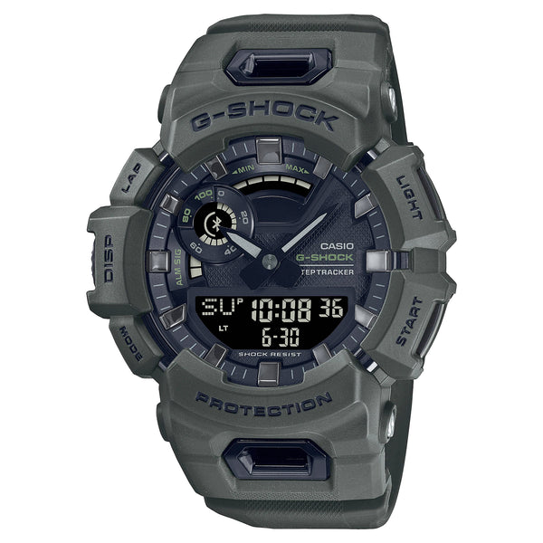 Casio G-Shock Olive Green StepTracker Analog-Digital Watch GBA900UU-3A