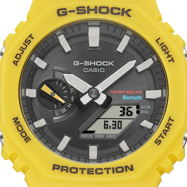 Casio G-Shock Solar Bluetooth 2100 Yellow CasiOak GAB2100C-9A – NAGI