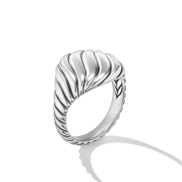 Streamline Pinky Ring in Sterling Silver, 13mm
