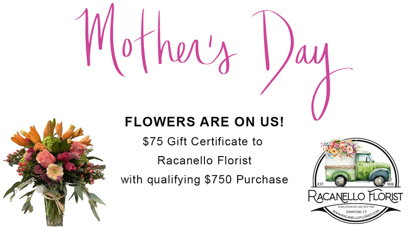 Flowers are on us this Mother's Day