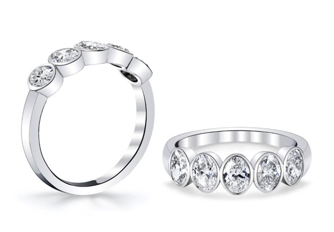 Diamond Wedding Bands  -  Women'