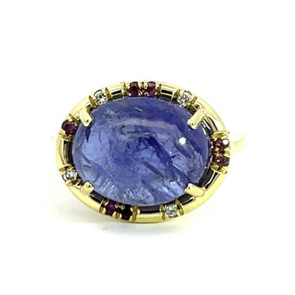 Colored Stone Rings  -  Women'