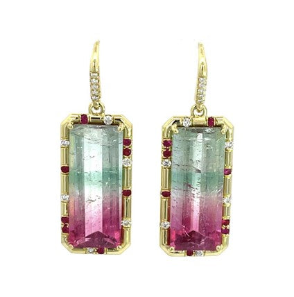 Colored Stone Earring