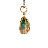 Lika Behar Magenta Bicolor Tourmaline Necklace