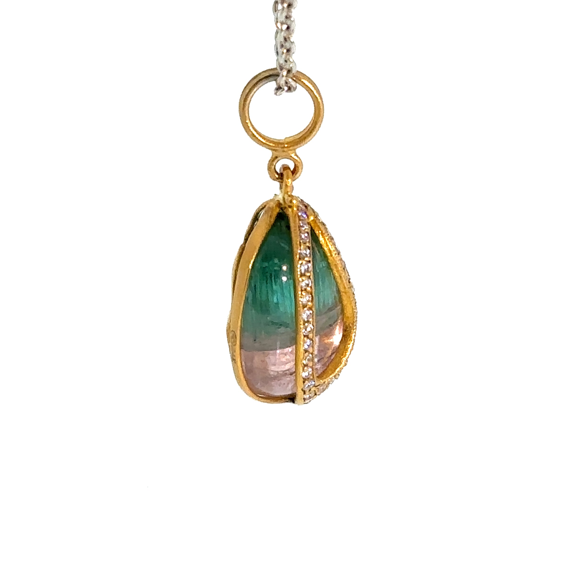 Lika Behar Magenta Bicolor Tourmaline Necklace