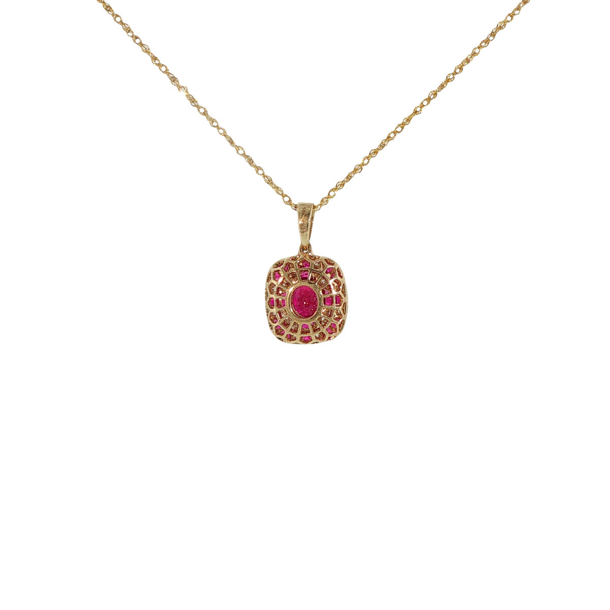 Colored Stone Necklace