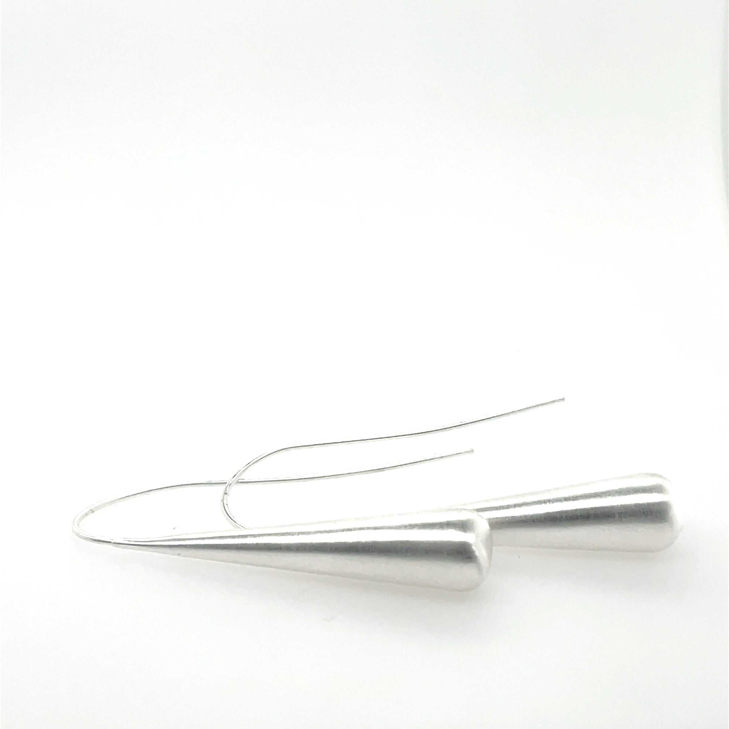 Sterling Silver Geometric Drop Earrings