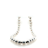 Pre-Owned Sterling Silver Bead Necklace