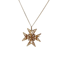 Pre-Owned 18K Yellow Gold Maltese Cross Necklace