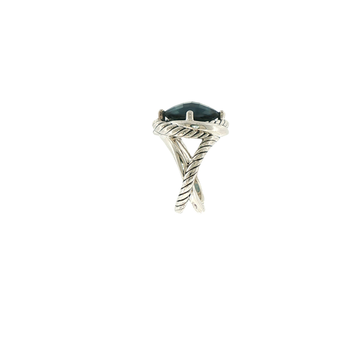 Pre-Owned David Yurman Sterling Silver Blue Topaz Ring - NAGI