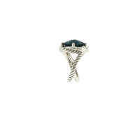 Pre-Owned David Yurman Sterling Silver Blue Topaz Ring