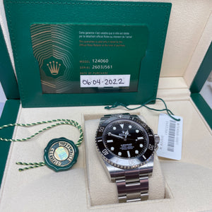 Rolex Submariner Oyster Black Dial Ceramic Watch 41mm 124060 2022
