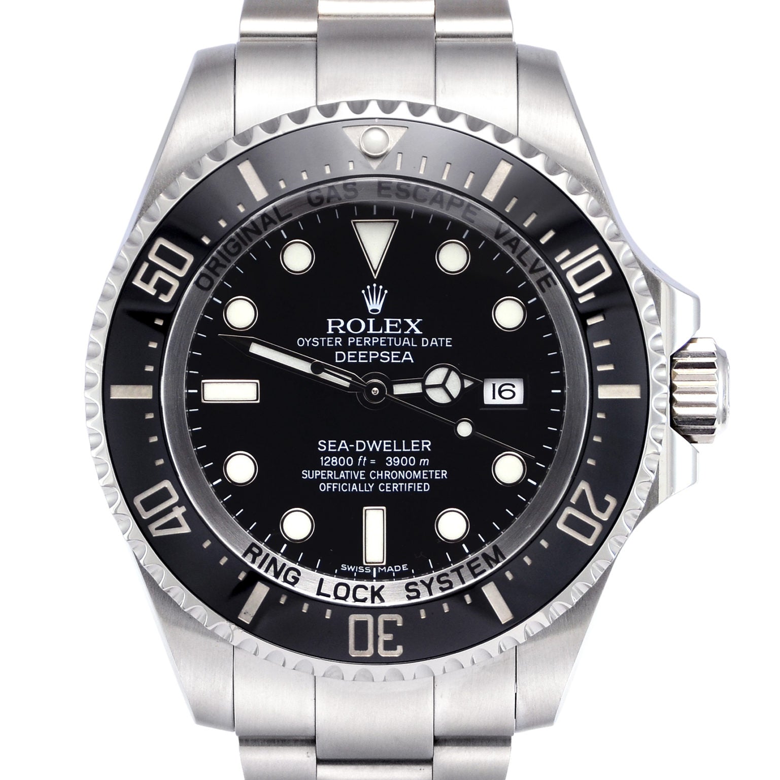 sygdom Arkæolog bag Pre-Owned Rolex Sea Dweller DeepSea Oyster Steel 44mm Black Watch 1166 –  NAGI
