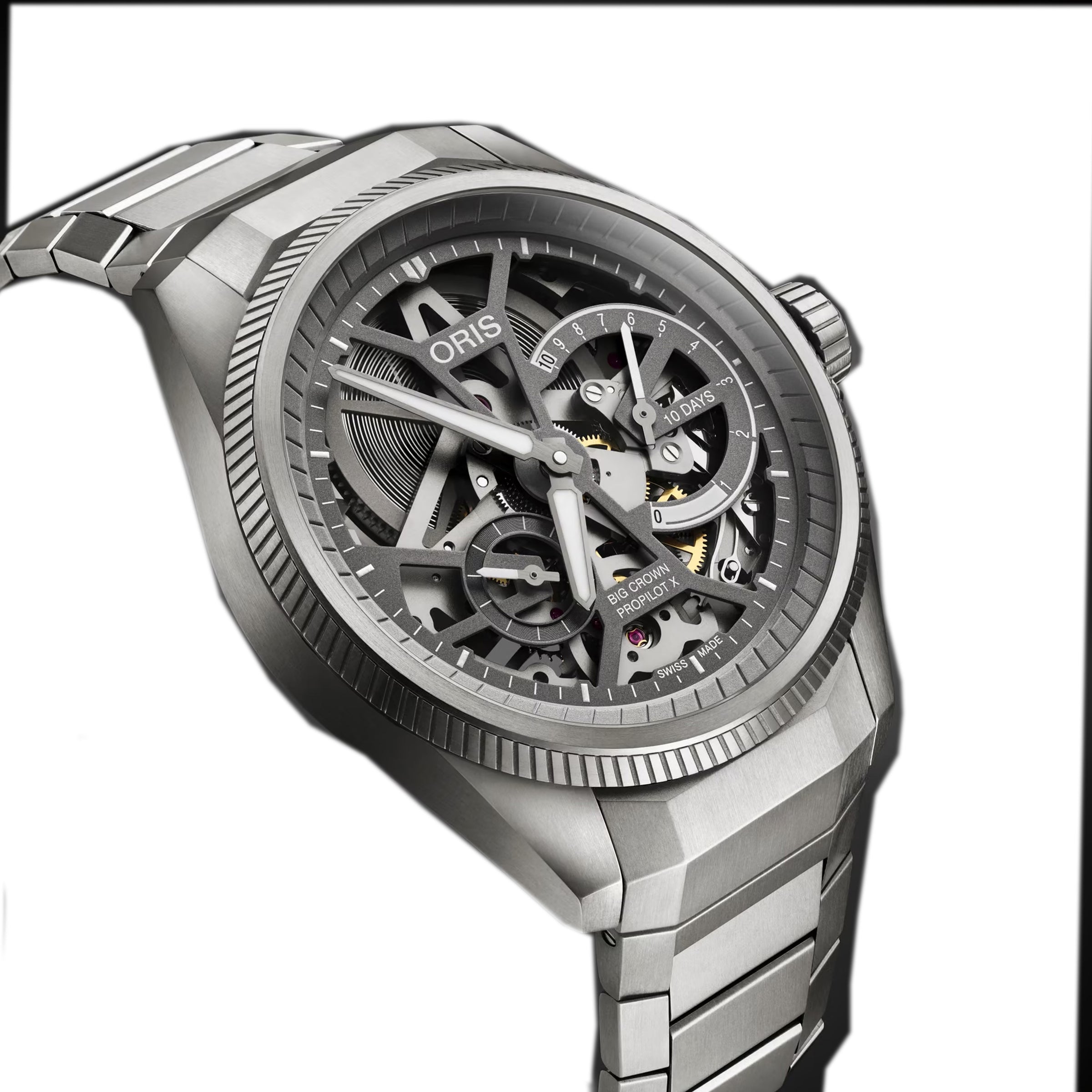 Oris ProPilot X Calibre 115 Titanium Skeleton Case Watch