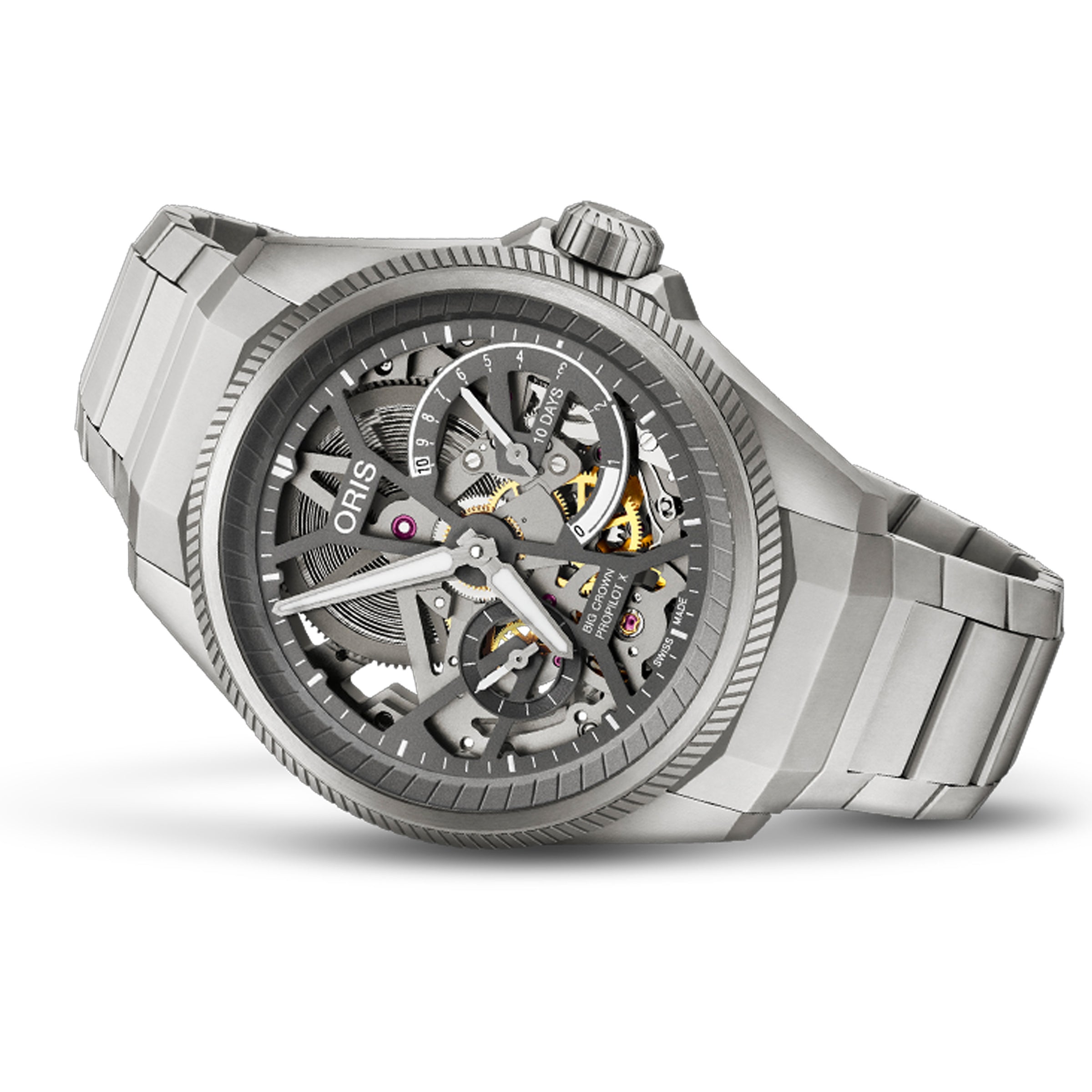 Oris ProPilot X Calibre 115 Titanium Skeleton Case Watch