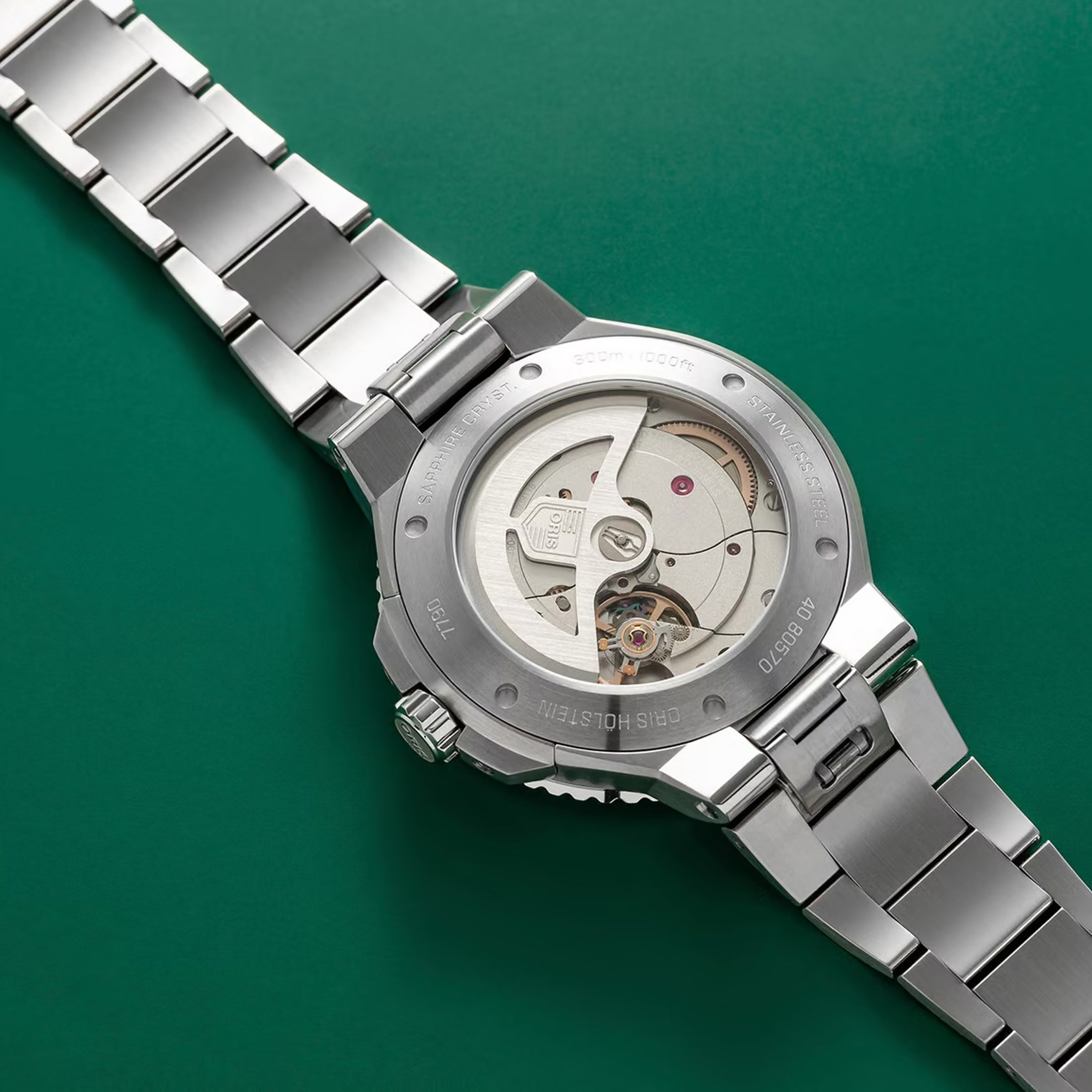 Oris Aquis Date Calibre 400 43.50MM Green Dial Watch