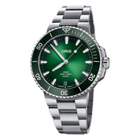 Oris Aquis Date Calibre 400 43.50MM Green Dial Watch