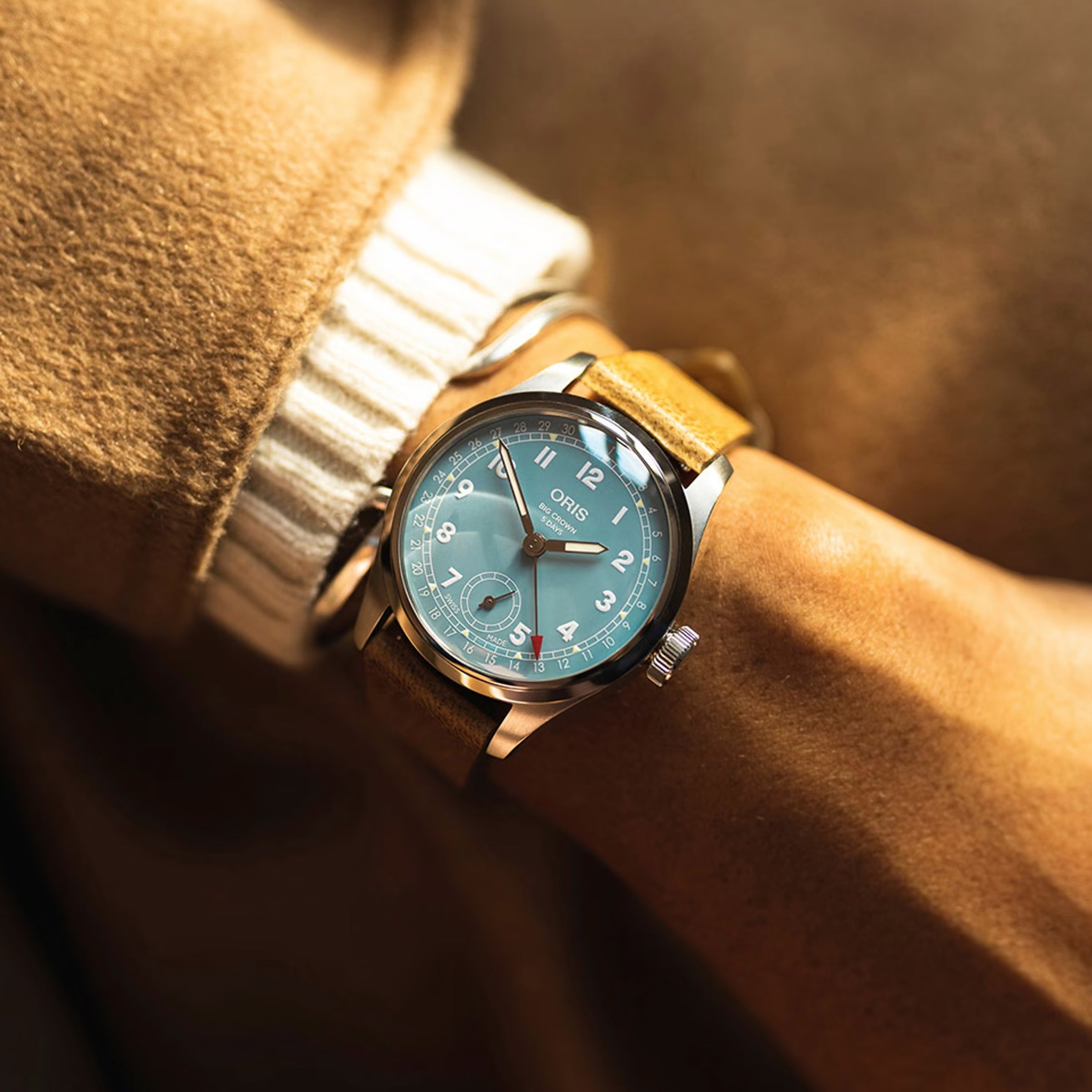 Oris Big Crown Pointer Date Calibre 473 38MM Blue Dial Watch