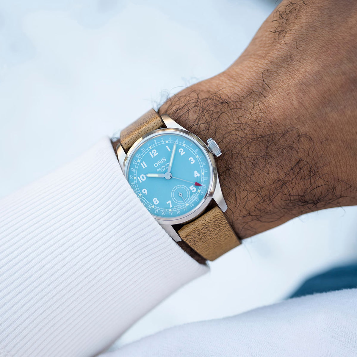 Oris Big Crown Pointer Date Calibre 473 38MM Blue Dial Watch