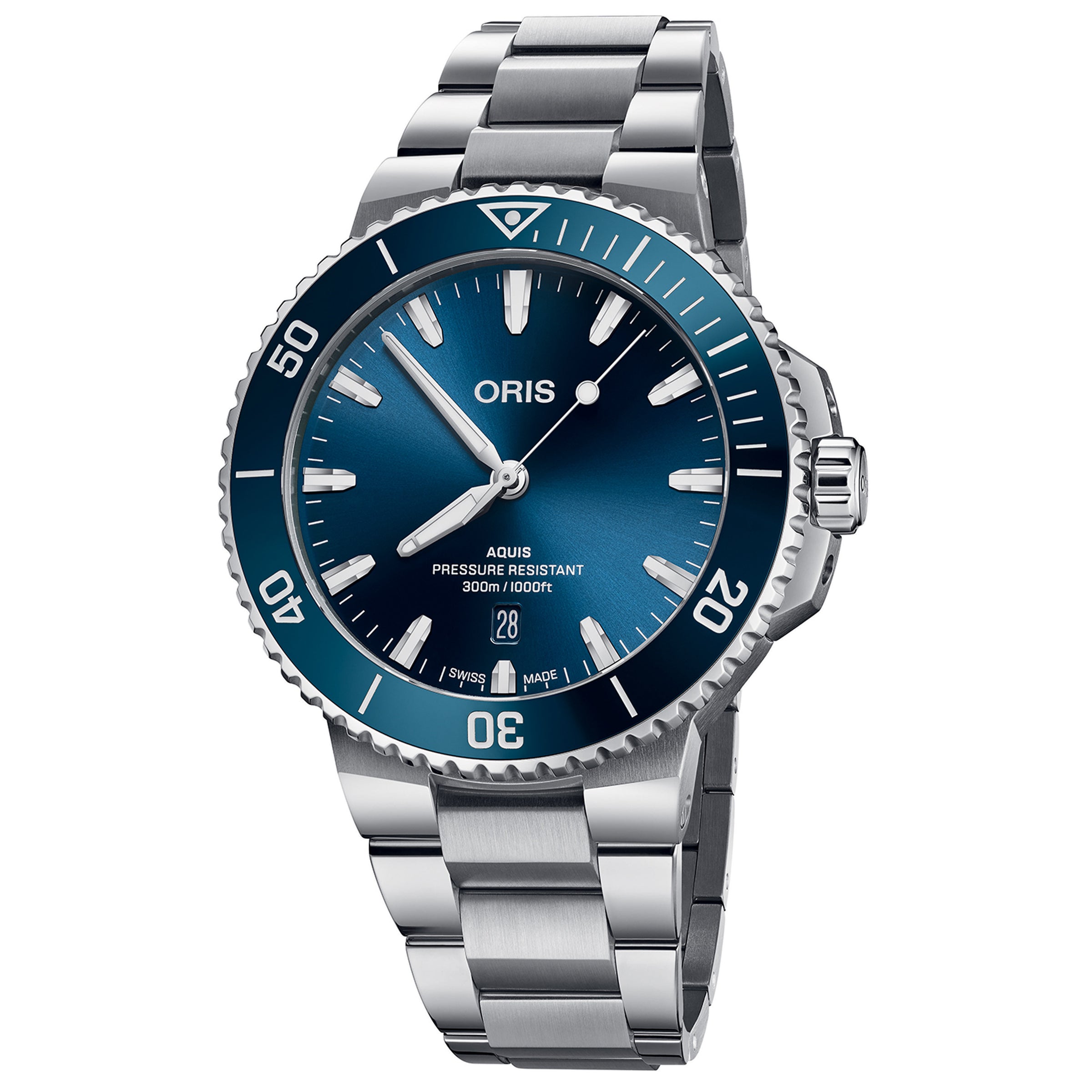 Oris Aquis Date 43.50MM Blue Dial Watch
