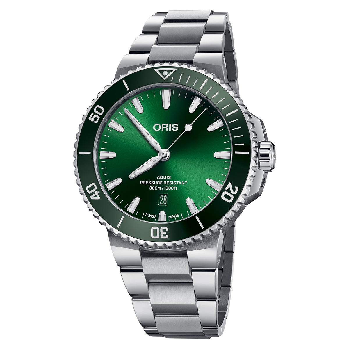 Oris Aquis Date 43.50MM Green Dial Watch