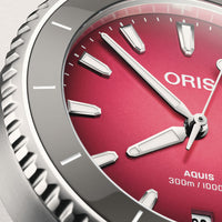 Oris Aquis Date Tasteof Summer 36.50MM Pink Dial Watch