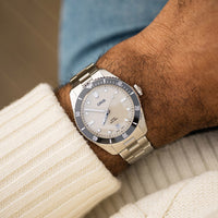 Oris Divers Date 39MM Beige Dial Watch