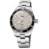 Oris Divers Date 39MM Beige Dial Watch