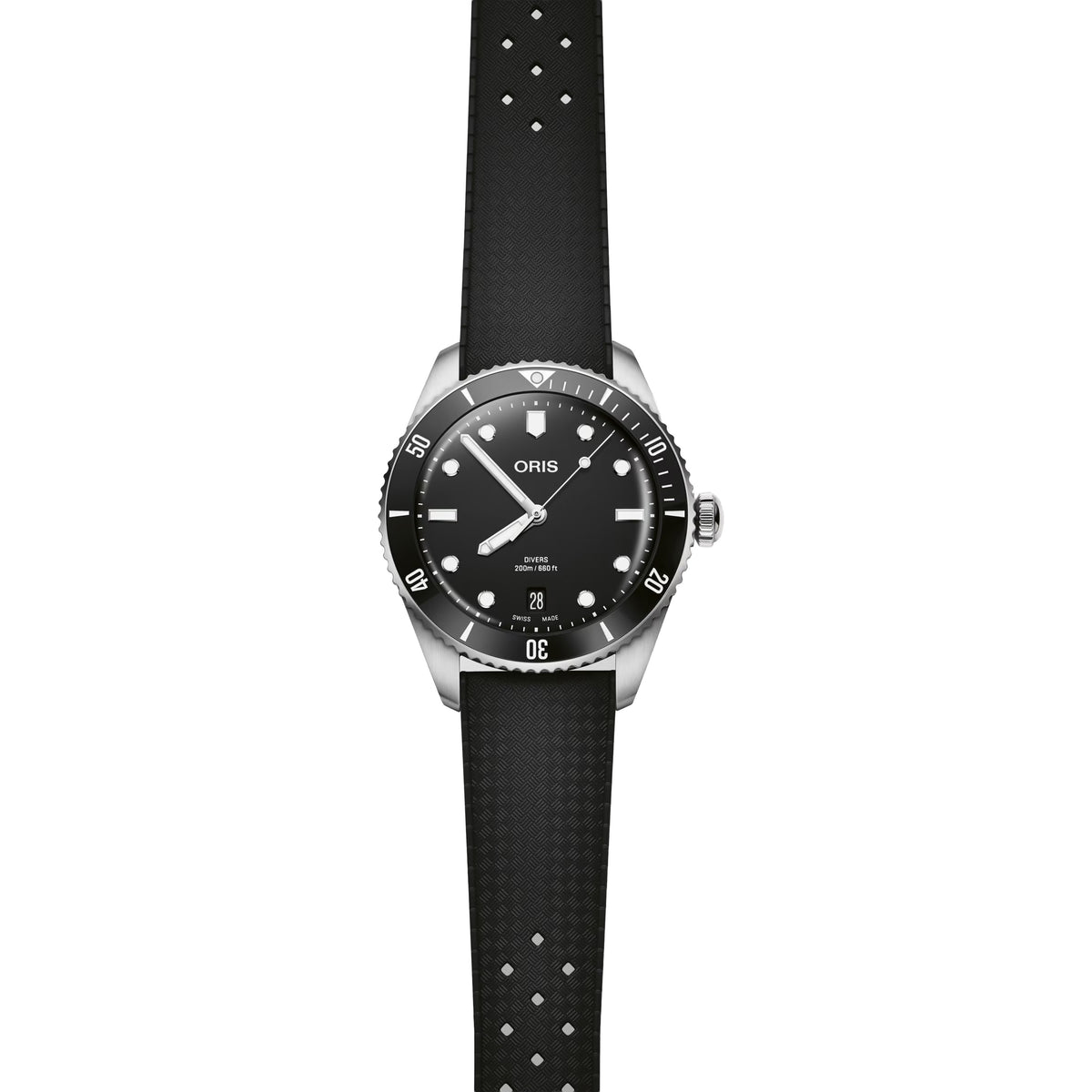 Oris Divers Date 39MM Black Dial Watch