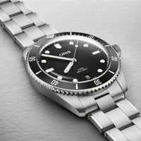 Oris Divers Date 39MM Black Dial Watch