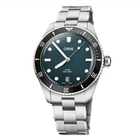 Oris Divers Date 39MM Blue Dial Extra Strap Watch