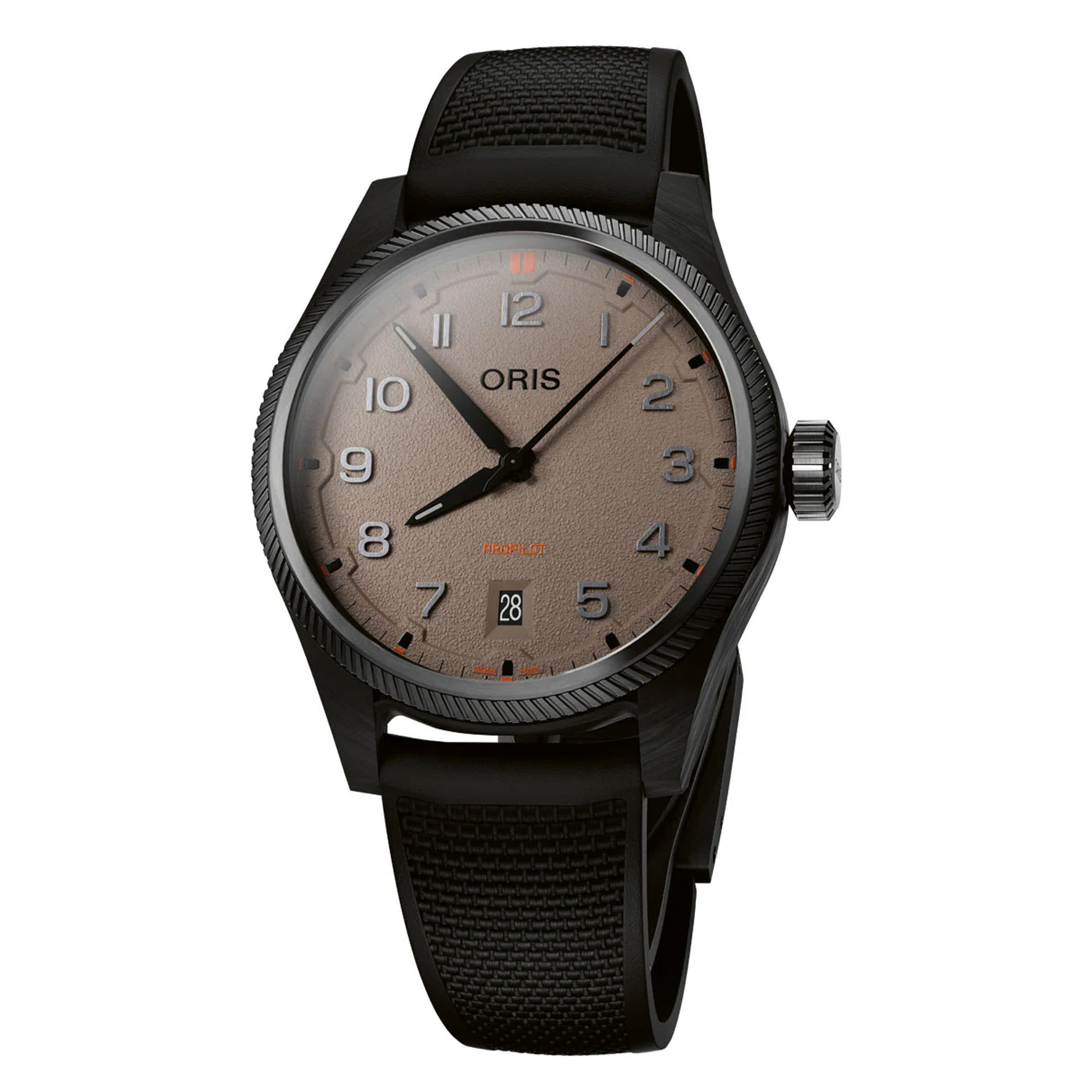 Oris ProPilot Desert Edition 41MM Grey PVD Watch 01 733 7802 8766-07 4 20 30GLC - NAGI
