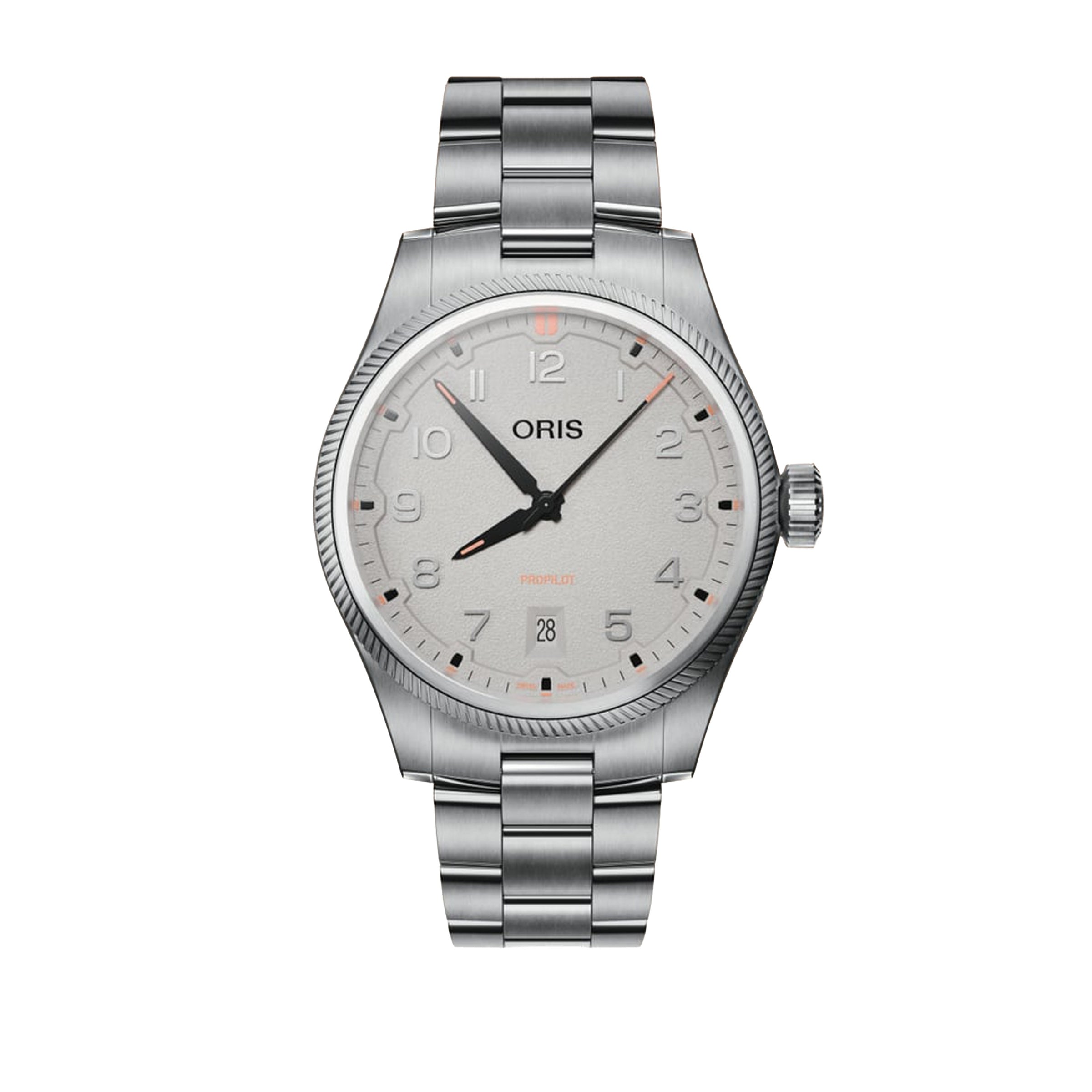 Oris Propilot Date 41MM Grey Dial Watch