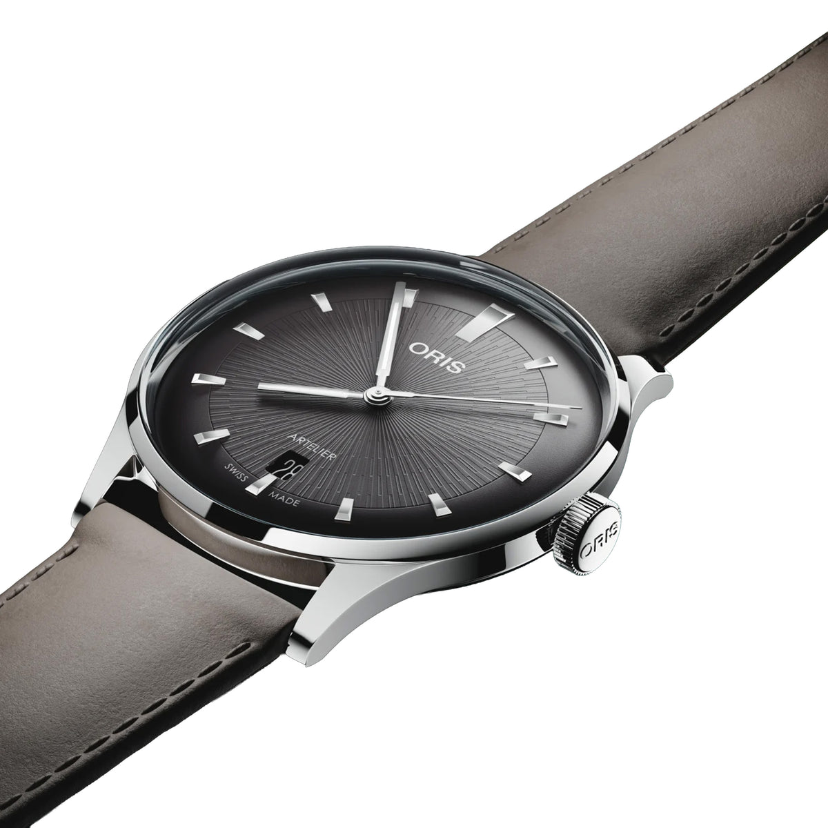 Oris Artelier Date 38MM Chocolate Black Dial Automatic Watch