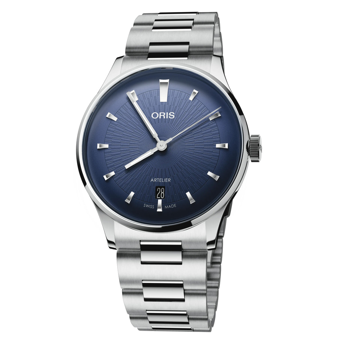 Oris Artelier Date 38MM Blue Dial Automatic Watch