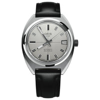 Oris Star Edition 35MM Grey Dial Black Strap Watch