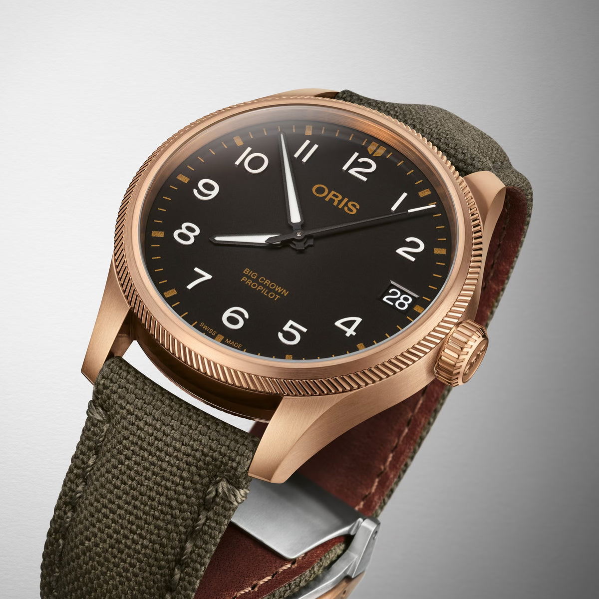 Oris Big Crown ProPilot Big Date 41MM Black Dial Bronze Case Watch
