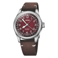 Oris Big Crown X Cervo Volante 38MM Burgundy Dial Automatic Watch - NAGI