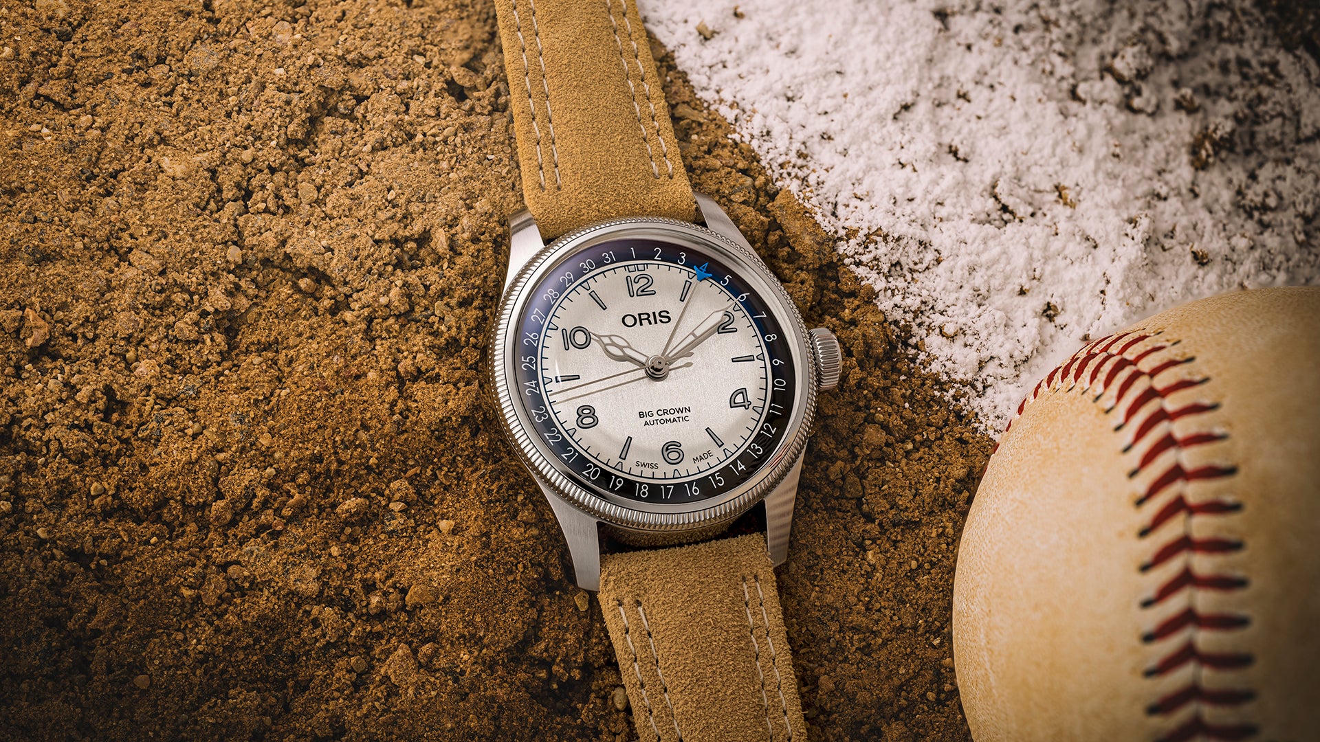 Oris Lou Gehrig Limited Edition 40mm Big Crown Watch 01 754 7785 4091-Set