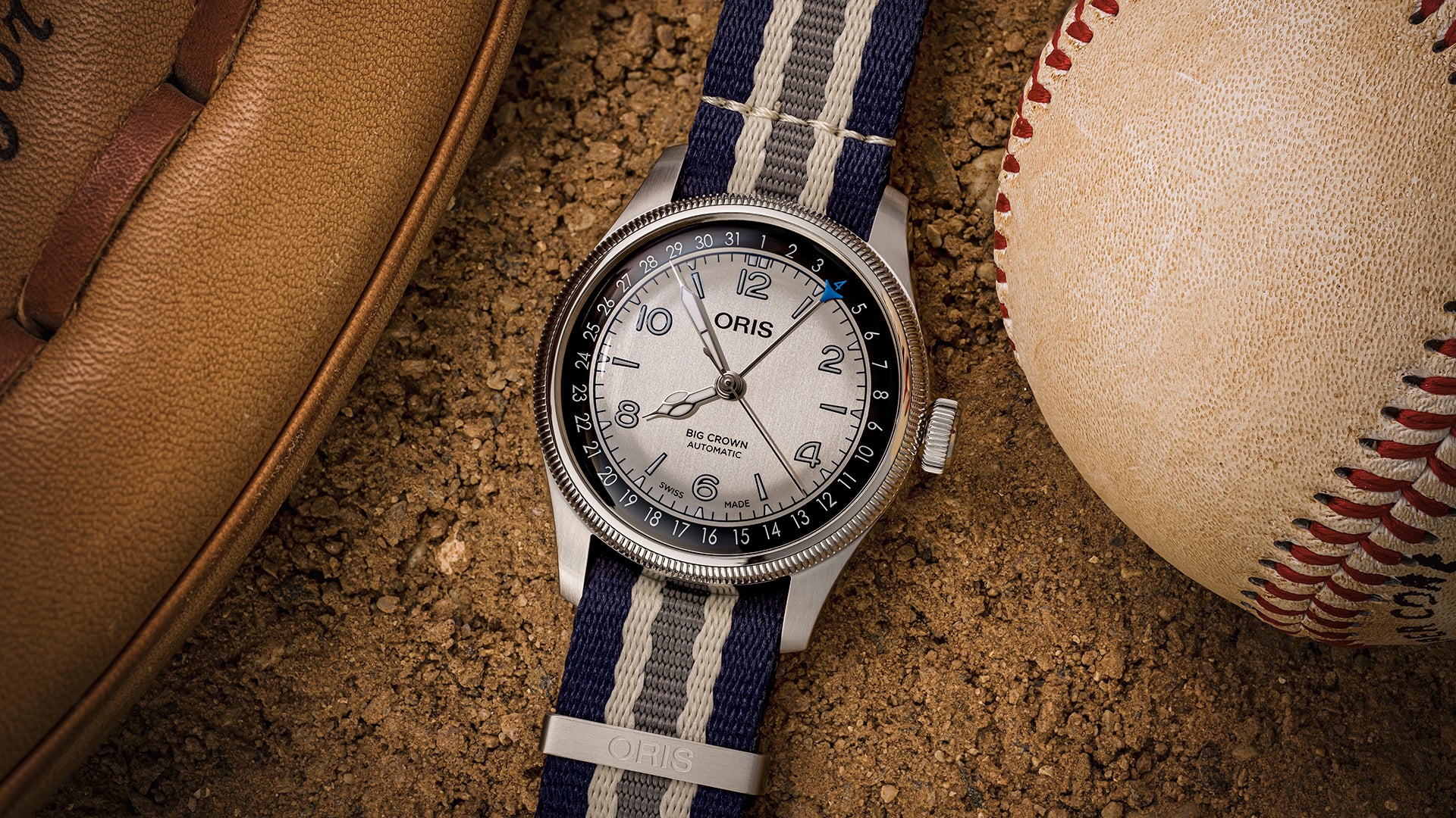 Oris Lou Gehrig Limited Edition 40mm Big Crown Watch 01 754 7785 4091-Set