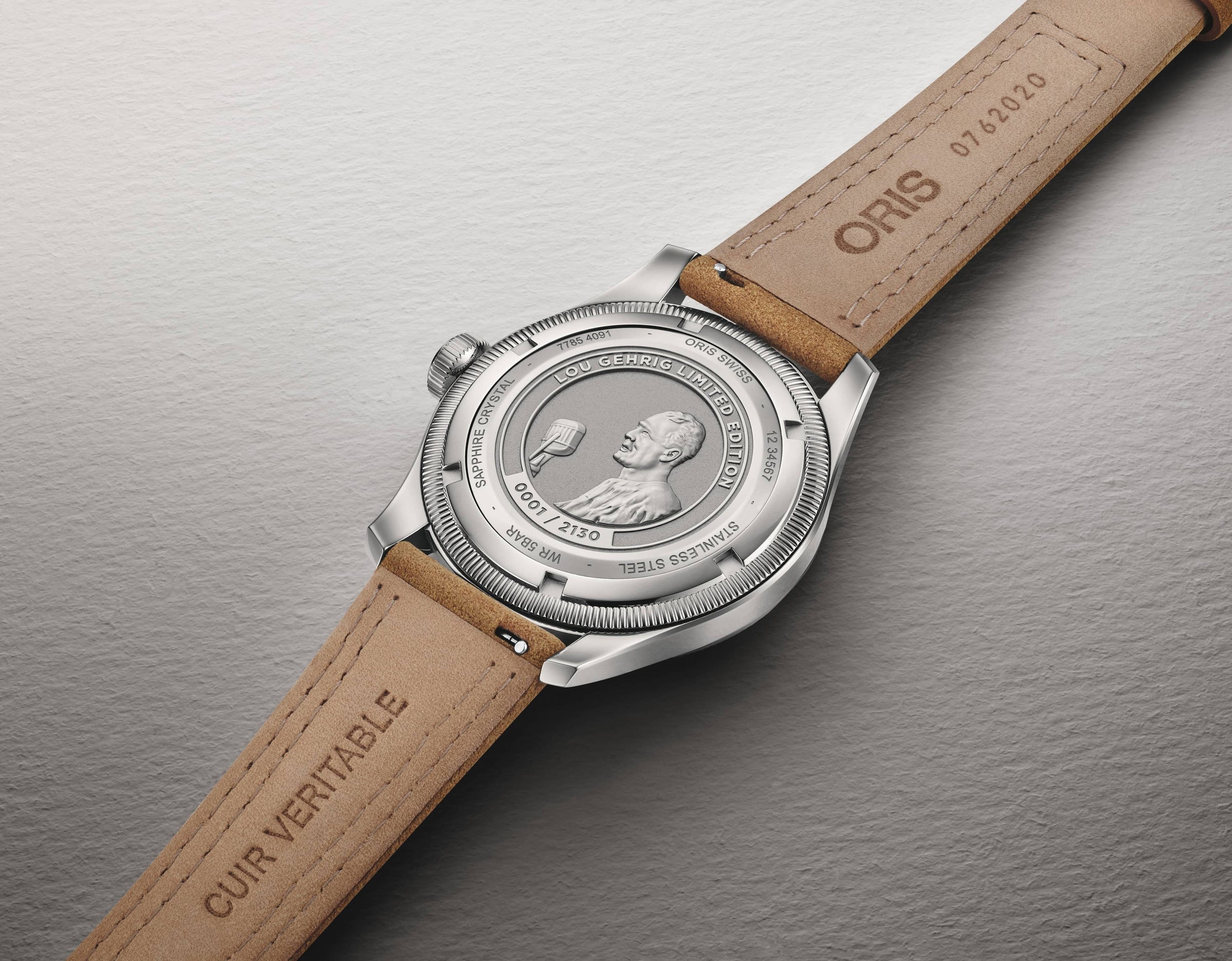 Oris Lou Gehrig Limited Edition 40mm Big Crown Watch 01 754 7785 4091-Set
