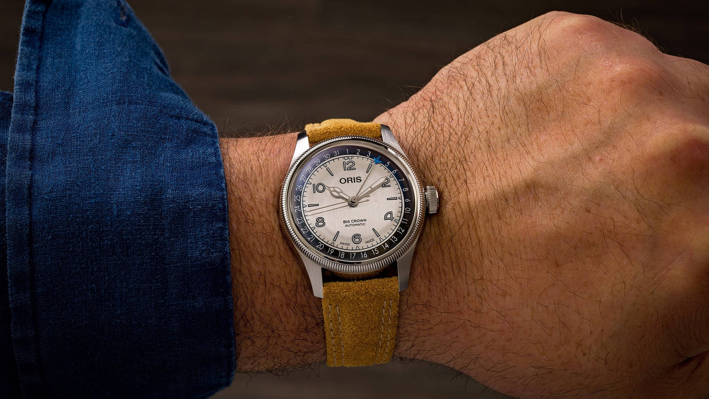 Oris Lou Gehrig Limited Edition 40mm Big Crown Watch 01 754 7785 4091-Set
