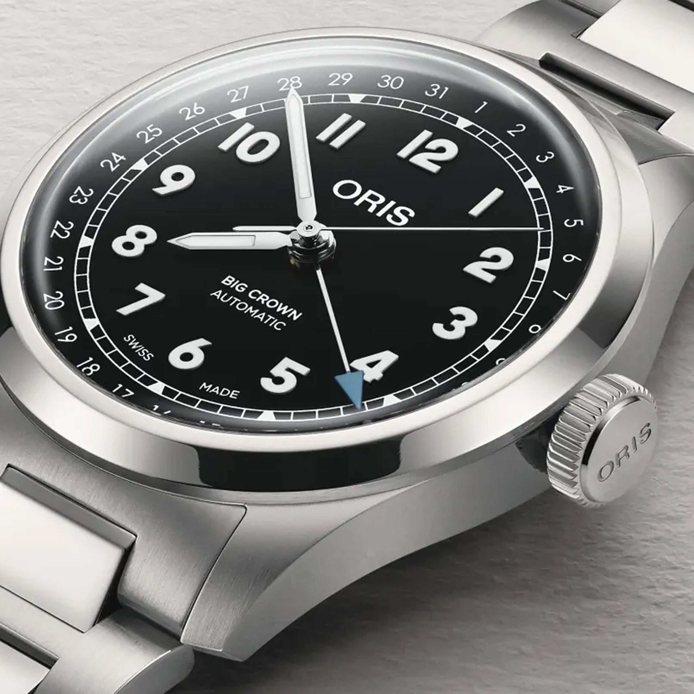 Oris Big Crown Pointer Date 40MM Black Dial Watch