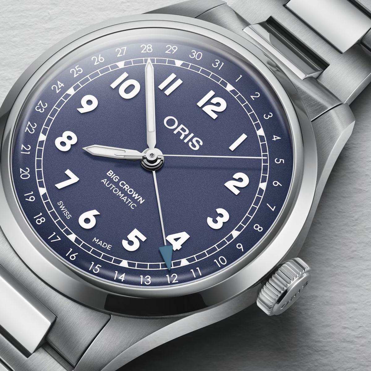 Oris Big Crown Pointer Date 40MM Lilac Dial Watch