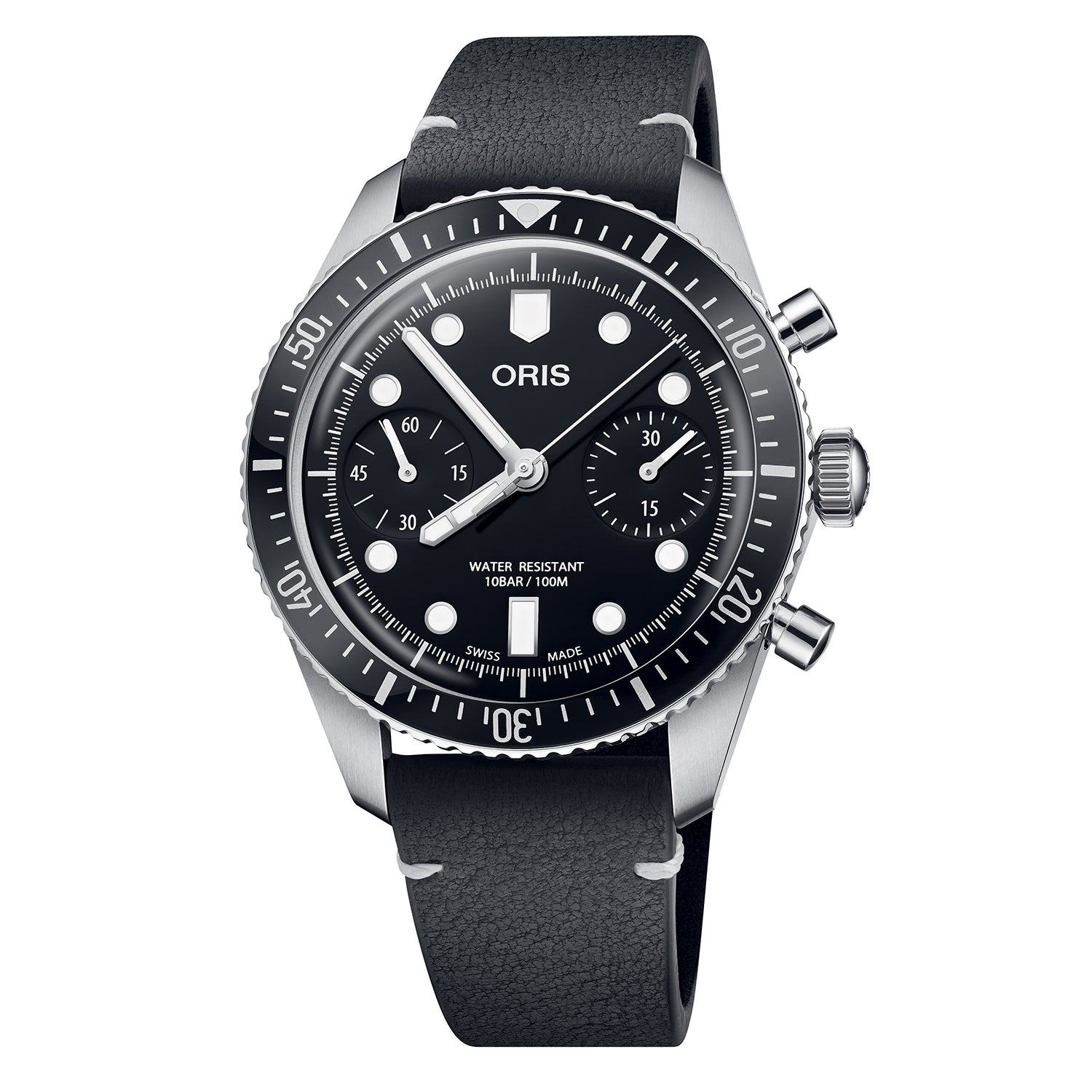 Oris Divers Sixty-Five Chronograph 40MM Black Dial Watch - NAGI