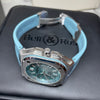 Bell & Ross BR-X5 Ice Blue Steel 41mm Watch Rubber