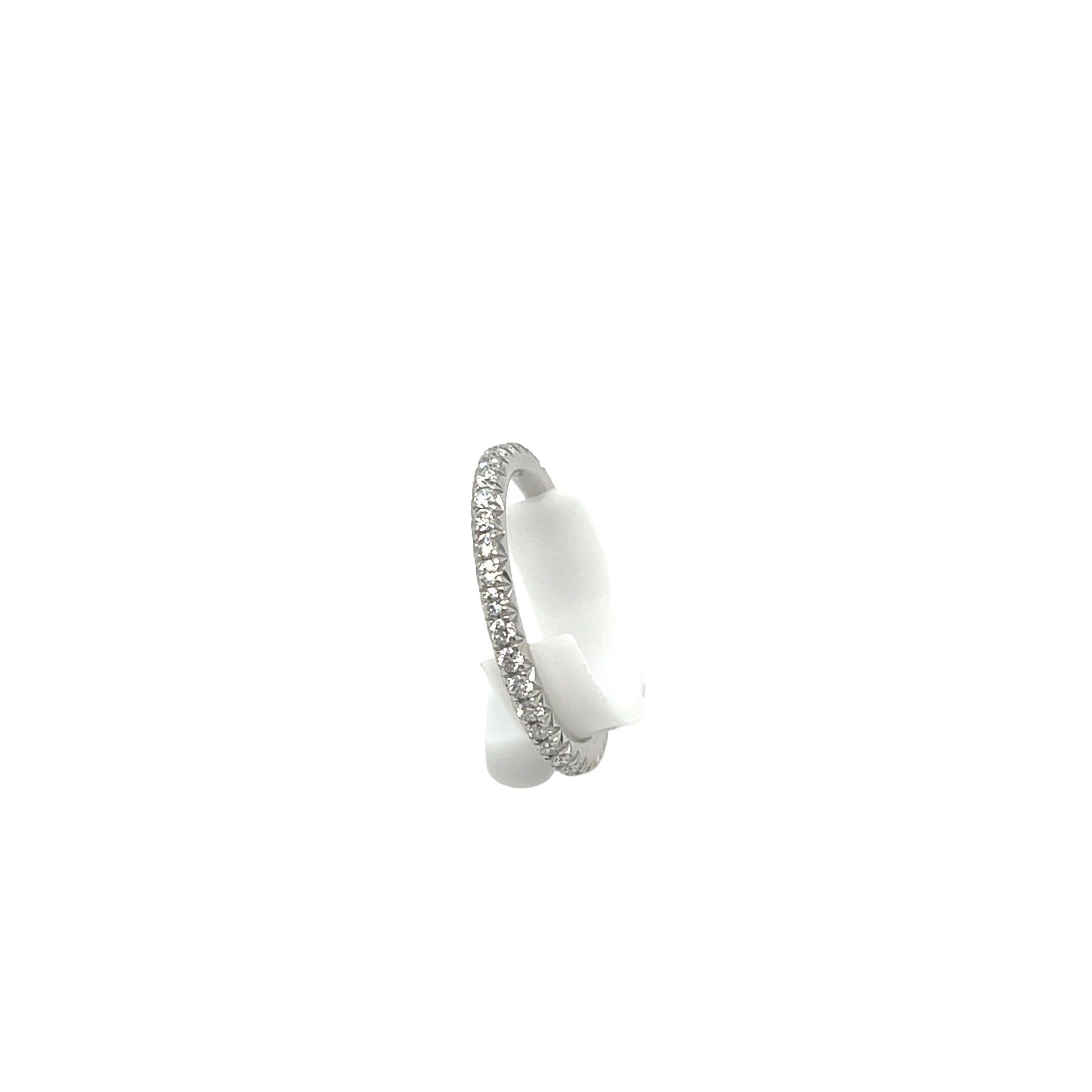 Platinum Cutdown Eternity Diamond Band .65 Carats