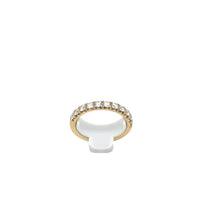 18K Yellow Gold CutDown Diamond Band .75 Carats - NAGI
